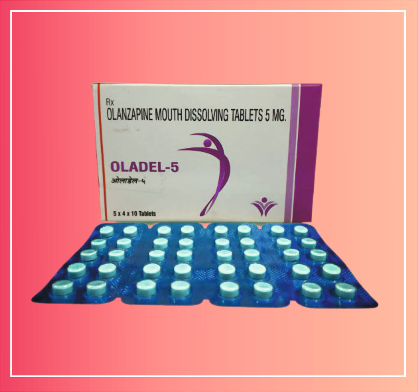 Olanzapine 5 (Md) {Rate of 10 Tab} by Dellwich