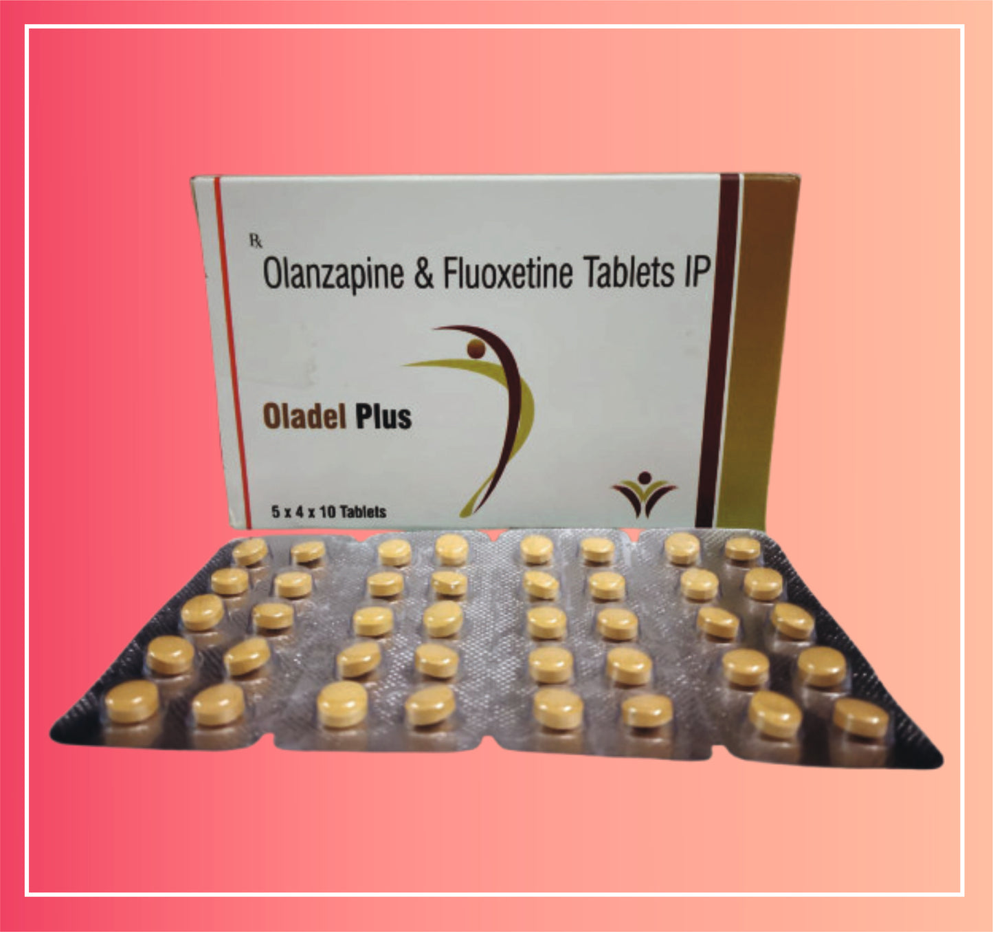 Olanzapine 5, Fluoxetine Hcl 20 {Rate of 10 Tab} by Dellwich