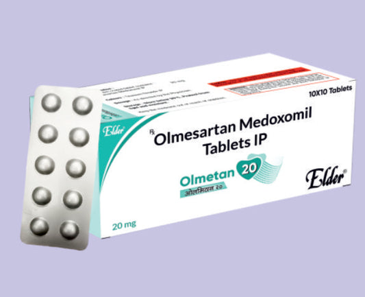 OLMETAN 20 TABS 10'S ( Olmisartan IP 20mg ) by Elder