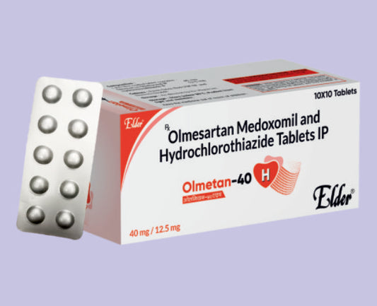 OLMETAN 40H TABS 10'S ( Olmesartan 40mg,Hydrochlorthiozide 12.5mg
 ) by Elder