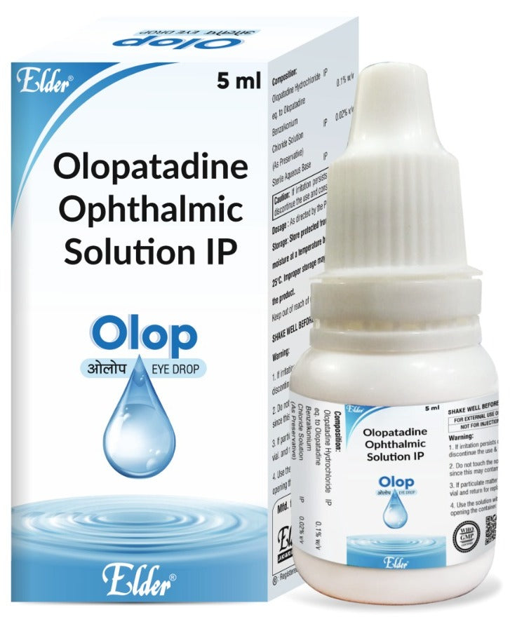OLOP EYE DROPS 5 ML ( Olopatadine 0.1% ) by Elder