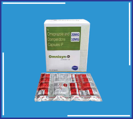 Omnisyn-D Cap ( Omeprazole 20 Mg + Domperidone 10Mg ) pack 20x20 by Kemsyn