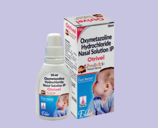 OTRIVEL PAED NASAL SPRAY 10ML ( Oxymetazoline 0.25mg (Paed) Nasal Spray ) by Elder