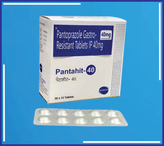 Pantahit 40 Tab ( Pantoprazole Sodium Ip 40Mg ) pack 20x10 by Kemsyn