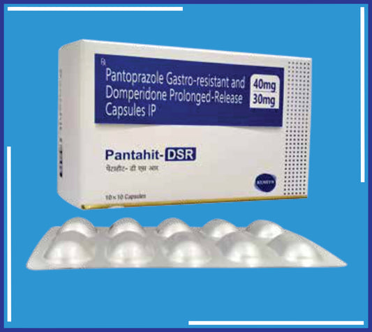 Pantahit Dsr Cap ( Pantoprazole Sod. 40Mg + Domperidone 30Mg ) pack 10x10 by Kemsyn