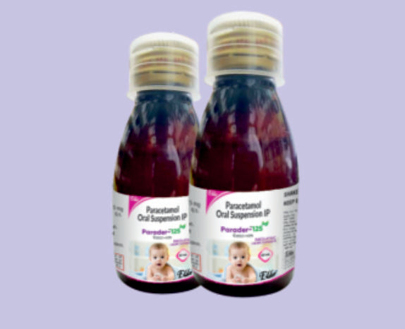 PARADER 125 SUSPN 60ML ( Paracetamol 125 mg ) by Elder