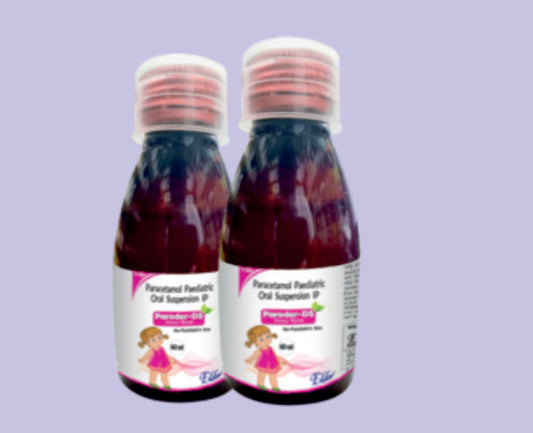PARADER DS SUSPN (250MG) 60ML ( Paracetamol 250 mg ) by Elder