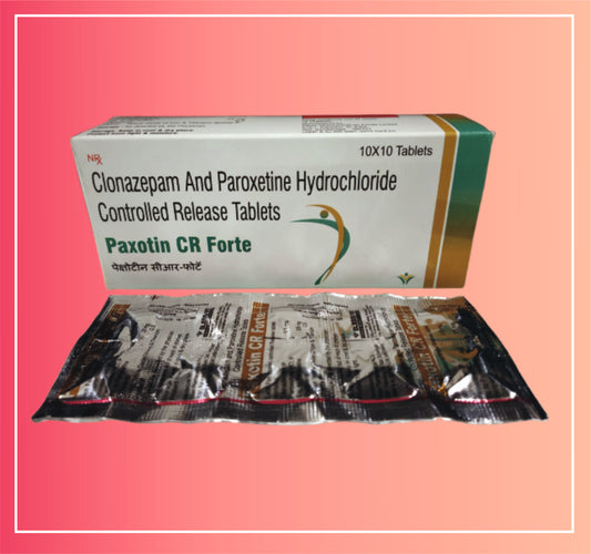 Paroxetine Hcl 25 (Er), Clonazepam 0.5  {Rate of 10 Tab} by Dellwich