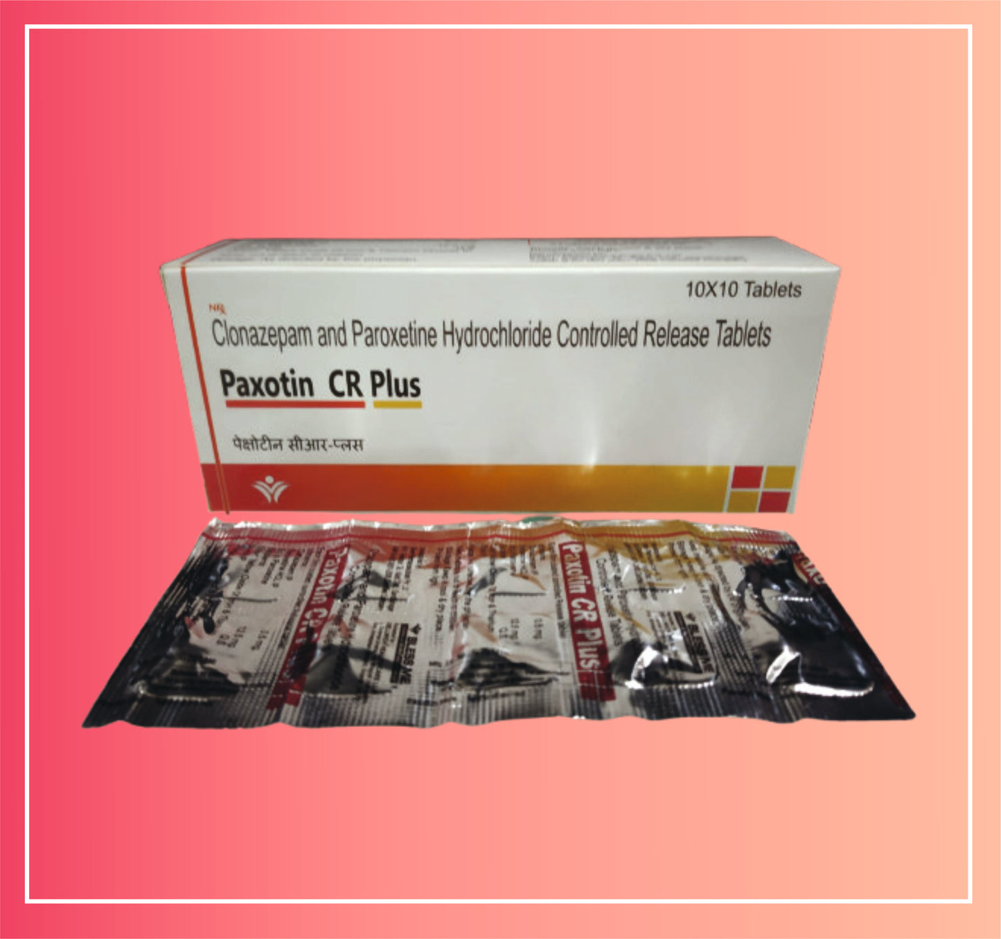 Paroxetine Hcl 12.5 (Er), Clonazepam 0.5 {Rate of 10 Tab} by Dellwich