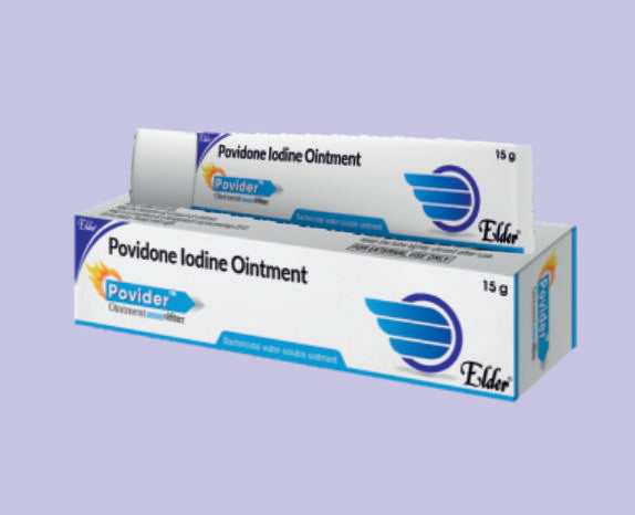 POVIDER OINT 15GM ( Povidone Iodine Solution 10% w/w ) by Elder
