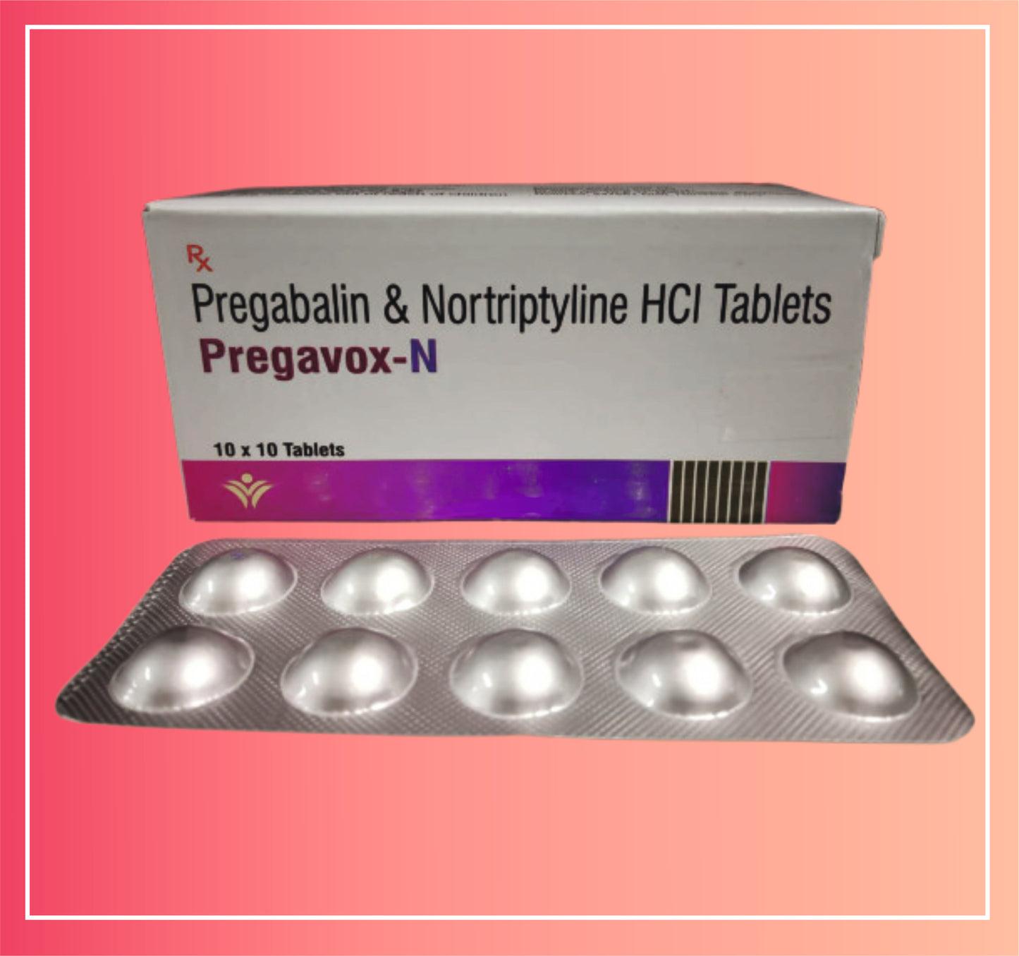 Pregabaline 75, Nortriptyline Hcl 10 {Rate of 10 Tab} by Dellwich