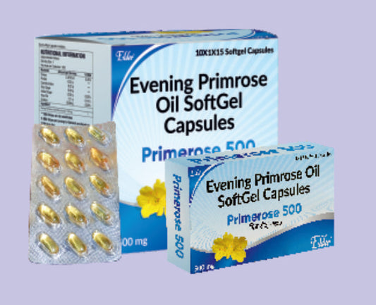 PRIMEROSE 500 SOFTGELS 15'S ( Evening Primrose Oil 500mg SG ) by Elder