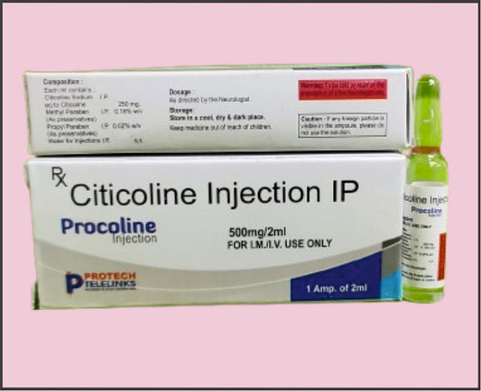 PROCOLINE 2ML AMP ( Citicoline (250Mg/Ml) ) by Protech