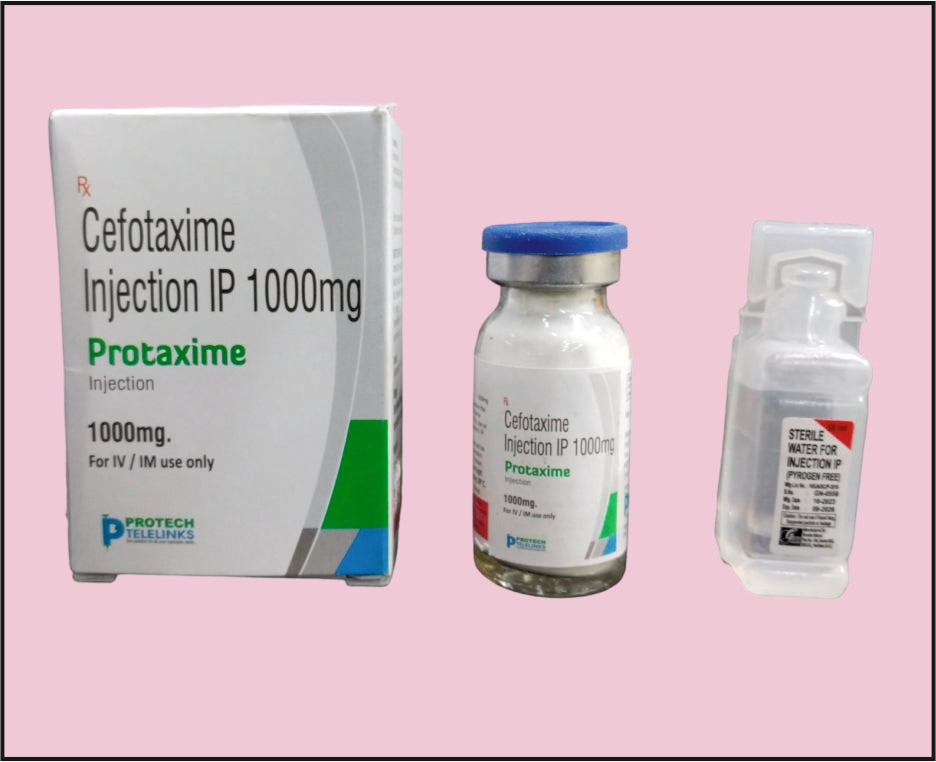 PROTAXIME 1000 VIAL ( Cefotaxime (1Gm) ) by Protech