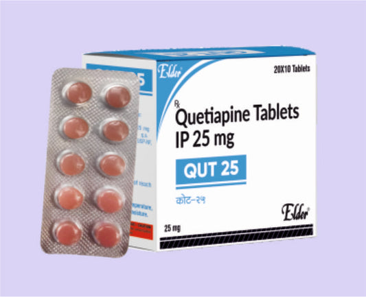 QUT 25 TABS 10'S ( Quetipapine 25 mg ) by Elder