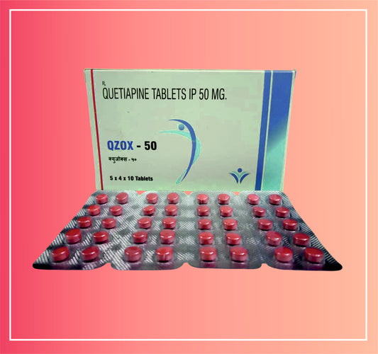 Quetiapine Fumarate 50 {Rate of 10 Tab} by Dellwich
