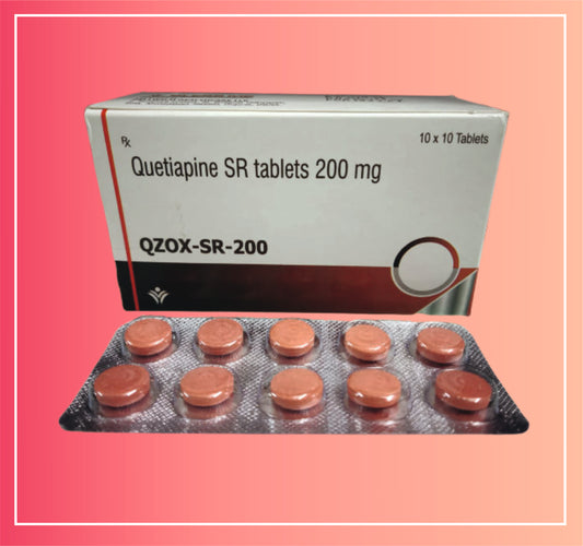 Quetiapine Fumarate 200 (Pr)  {Rate of 10 Tab} by Dellwich