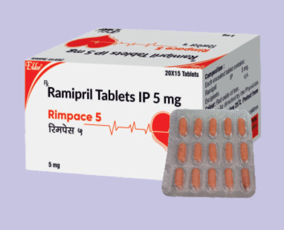 RIMPACE 5 TABS 15'S ( Ramipril5mg ) by Elder