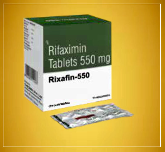 RIXAFIN-550 10 TAB ( Rifaximin (550Mg) ) By Theon