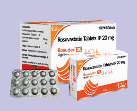 ROSUDER 20 TABS 15'S ( Rosuvatatin Calcium 20mg ) by Elder