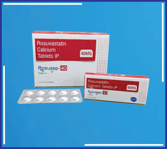 Rosusep 40 Tab ( Rosuvastatin Calcium 40Mg ) pack 10x2x10 by Kemsyn