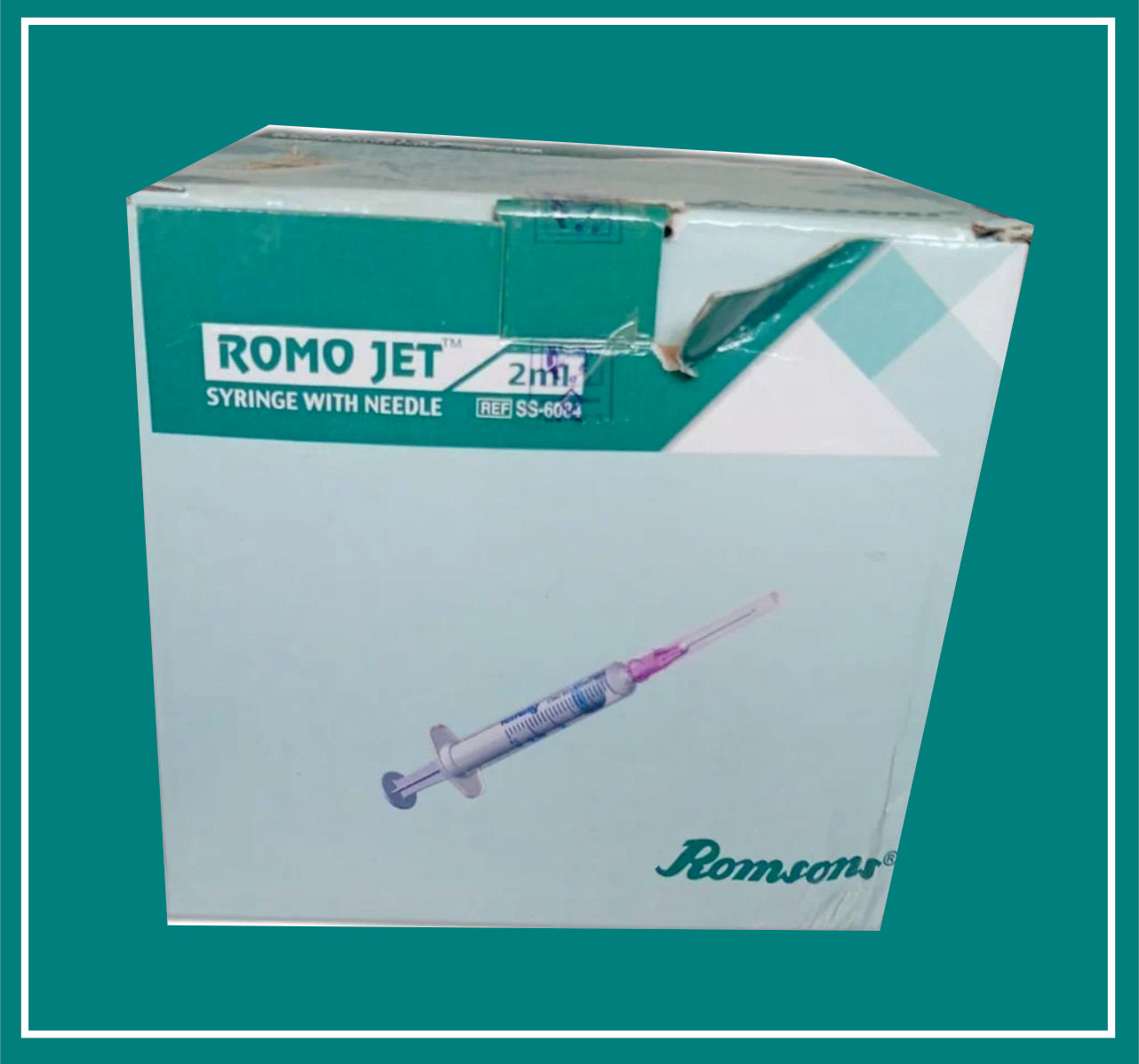 ROMO JET WITH NEEDLE 2 ML (22G X 1) (Syringe with Needle) by Romson 1