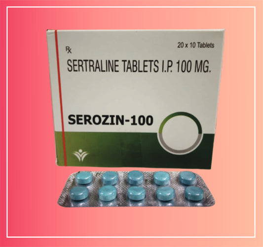 Sertraline Hcl 100 {Rate of 10 Tab} by Dellwich