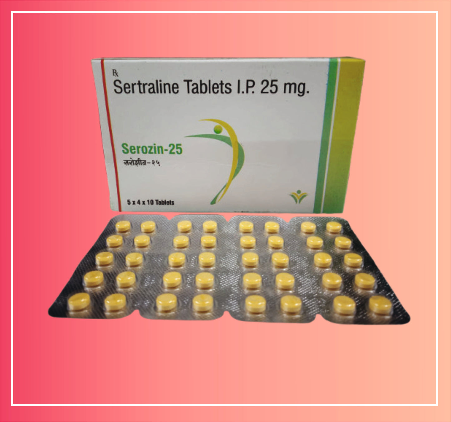 Sertraline Hcl 25 {Rate of 10 Tab} by Dellwich