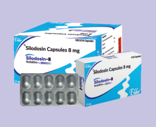 SILODOSIN 8 CAPS 10'S ( Silodosin 8mg ) by Elder