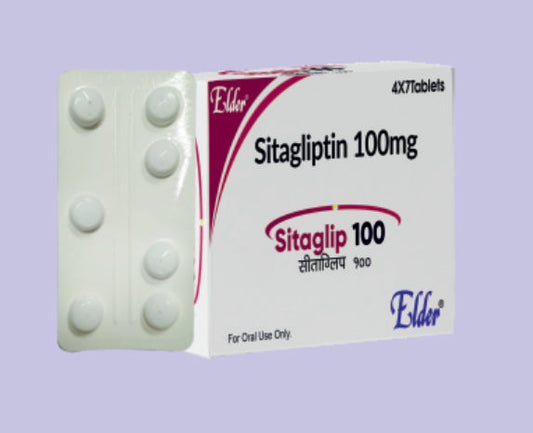 SITAGLIP 100 TABS 7'S ( Sitagliptin 100mg ) by Elder
