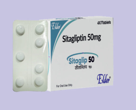SITAGLIP 50 TABS 7'S ( Sitagliptin 50mg ) by Elder