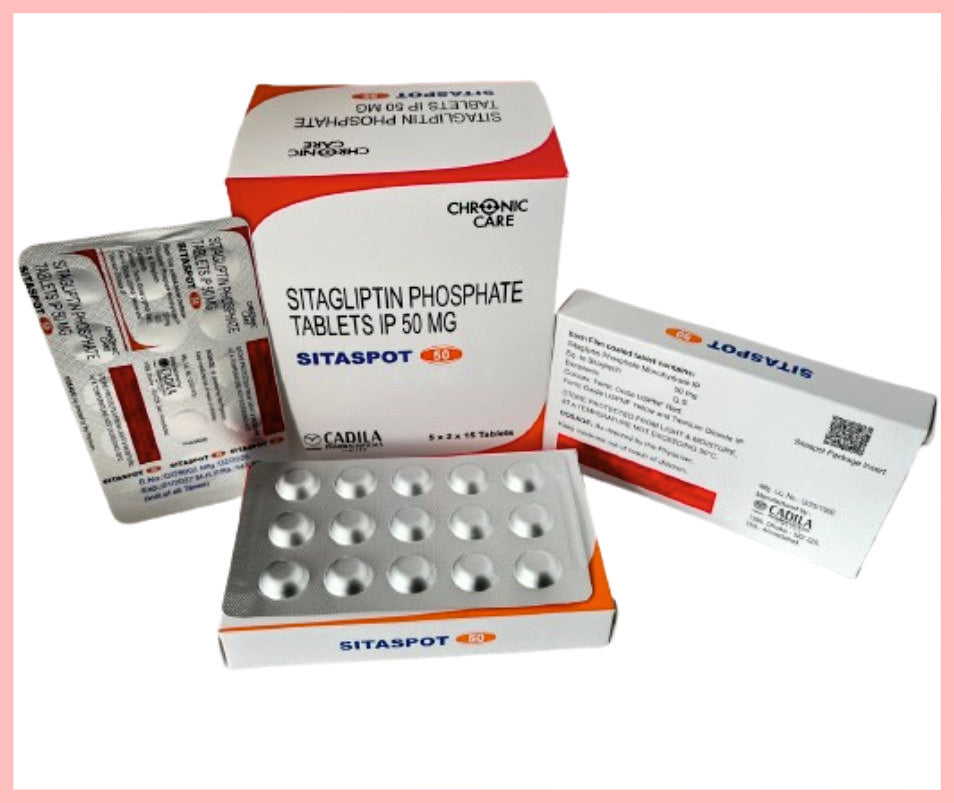 Sitagliptin 50 Mg Tab Pack Of 15 T By Cadila