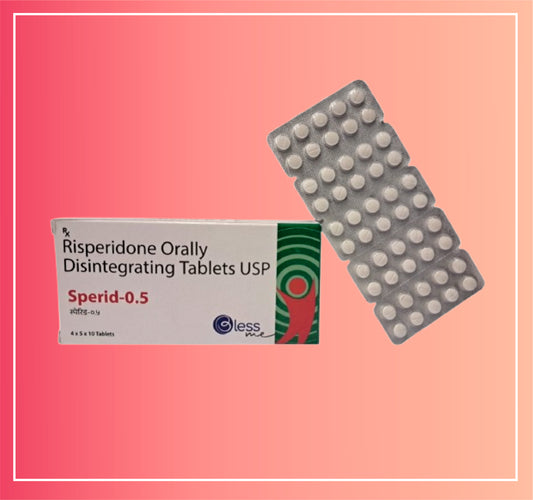 Risperidone 0.5 (Md) {Rate of 10 Tab} by Dellwich
