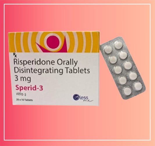 Risperidone 3 (Md) {Rate of 10 Tab} by Dellwich
