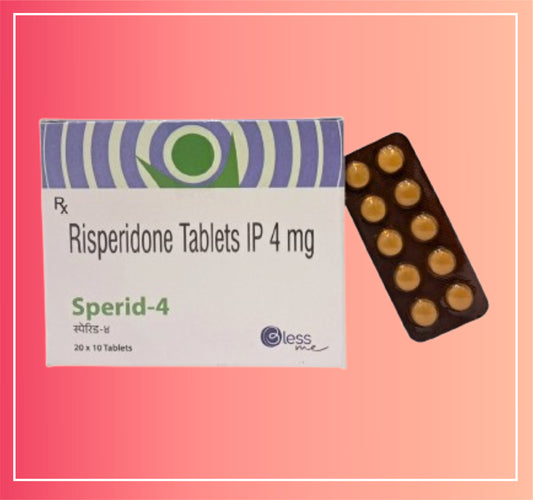 Risperidone 4 (Md) {Rate of 10 Tab} by Dellwich