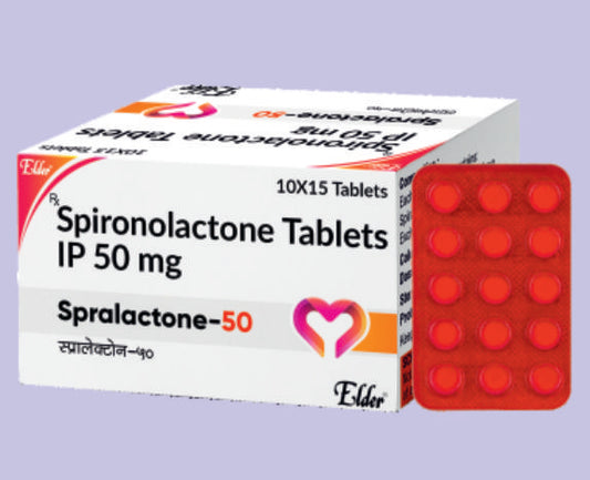 SPRALACTONE 50 TABS 15'S ( Spironolactone Tab IP 50mg ) by Elder