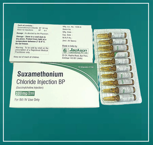 SUXAMETHONIUM CHLORI 100MG INJ 2 ML by Jackson
