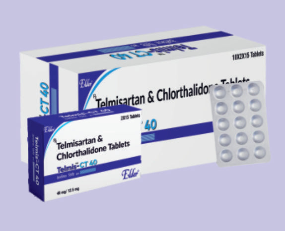 TELMIS CT 40/12.50   TABS 15'S ( Telmisartan 40mg,Chlorthalidone 12.5mg ) by Elder