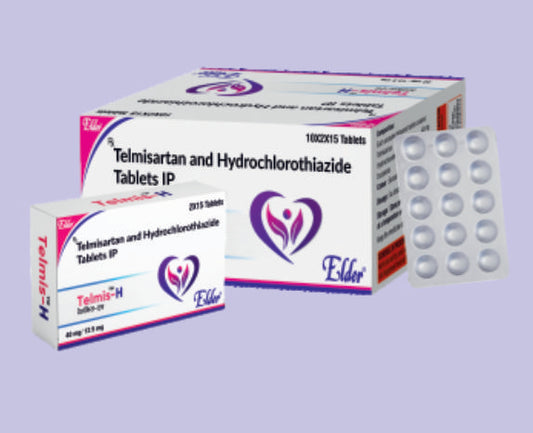 TELMIS H TAB (40/12.5MG) 15'S ( Telmisartan  IP 40mg, Hydrochlorothiazide IP 12.5mg ) by Elder