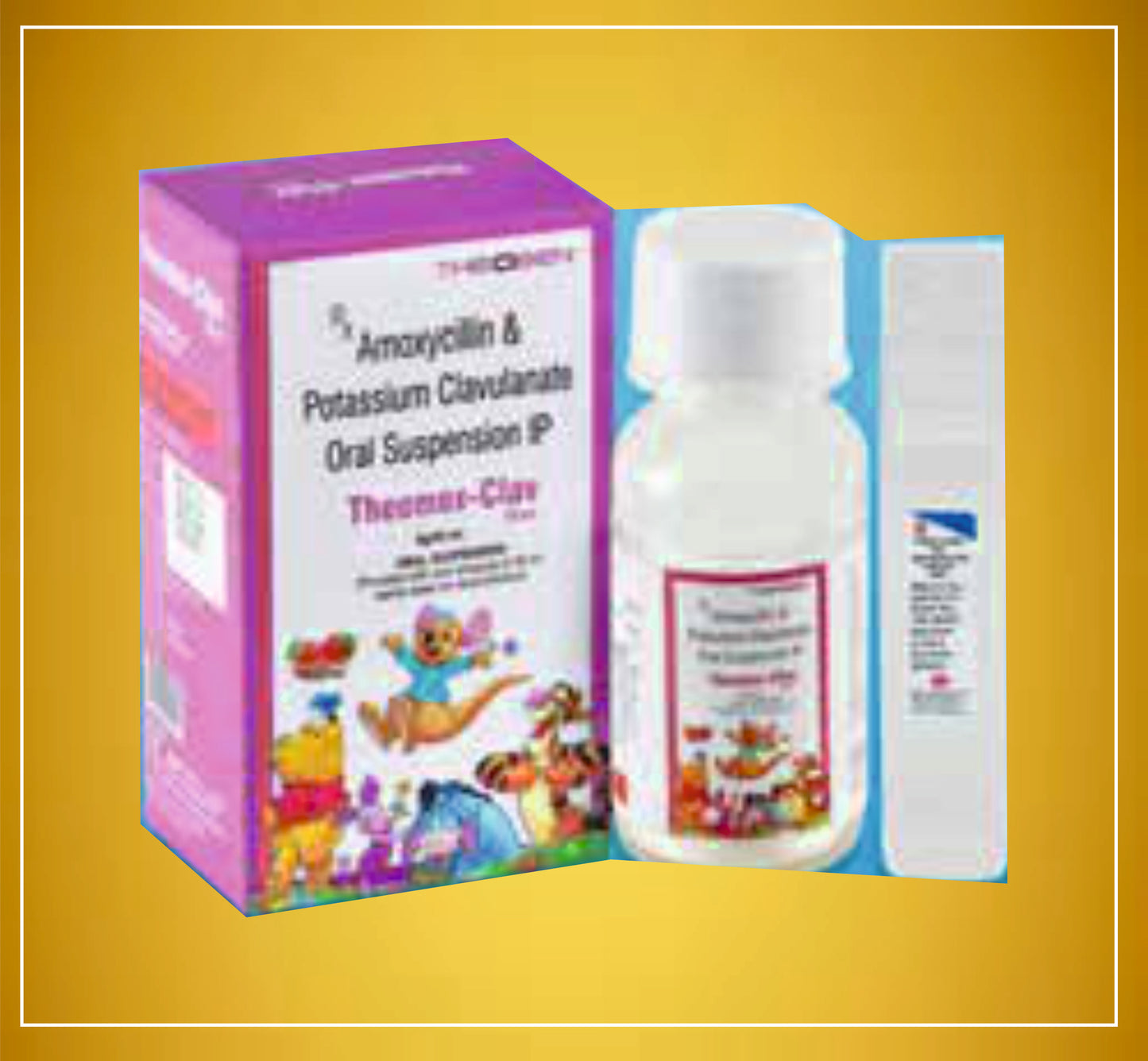 THEOMOX CLV DUO + WFI 30 ML ( Amoxycillin  (400Mg/5Ml) +  Clavulanic Acid (57Mg/5Ml) ) By Theon