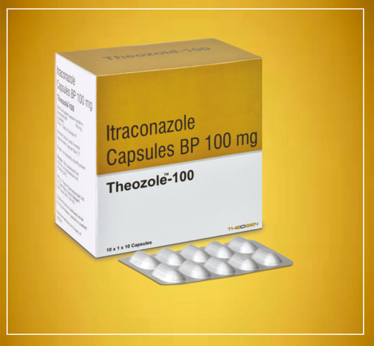 THEOZOLE-100 CAP 10'S ( Itraconazole (100Mg) ) By Theon