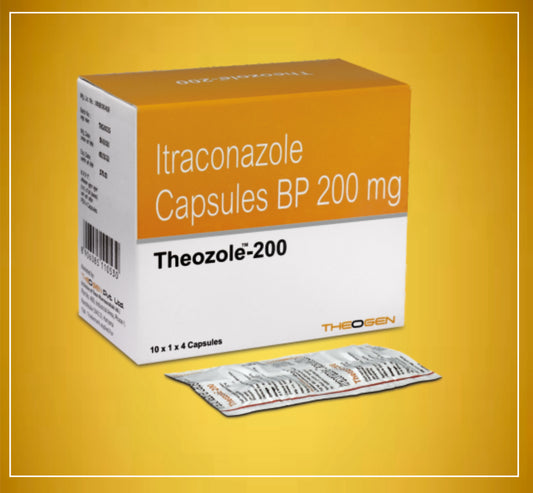 THEOZOLE-200 CAP 10'S ( Itraconazole (200Mg) ) By Theon