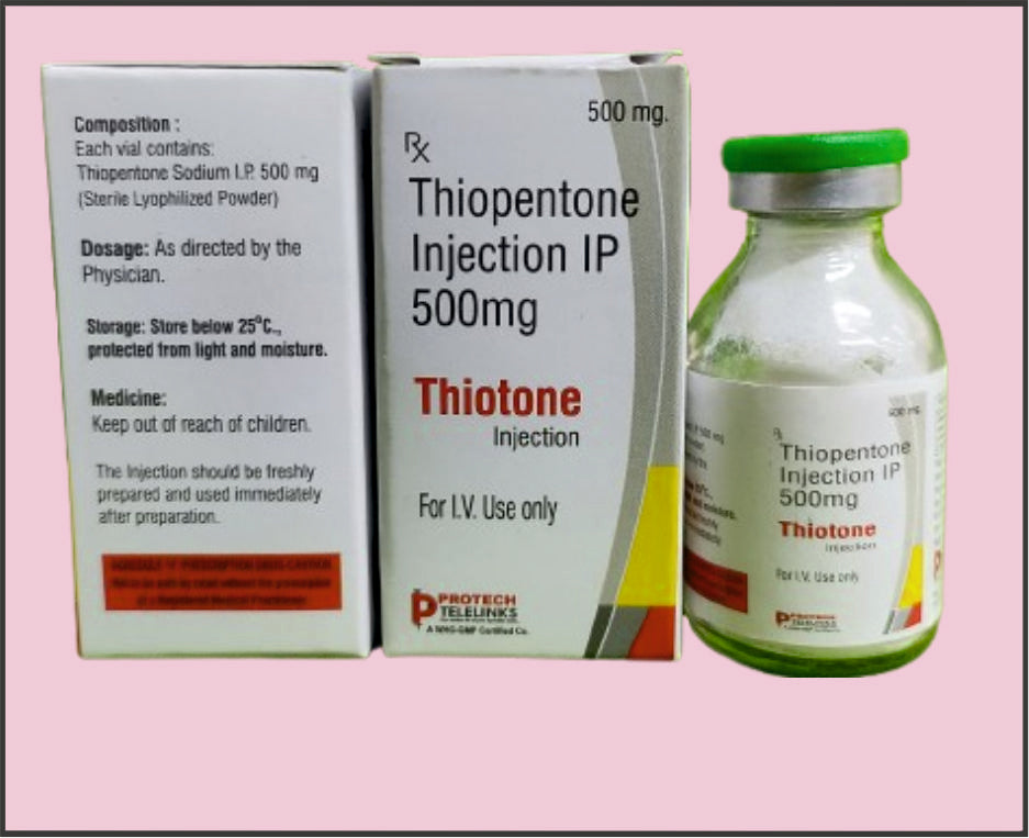 THIOTONE 500MG VIAL ( Thiopental Sodium (500Mg) ) by Protech