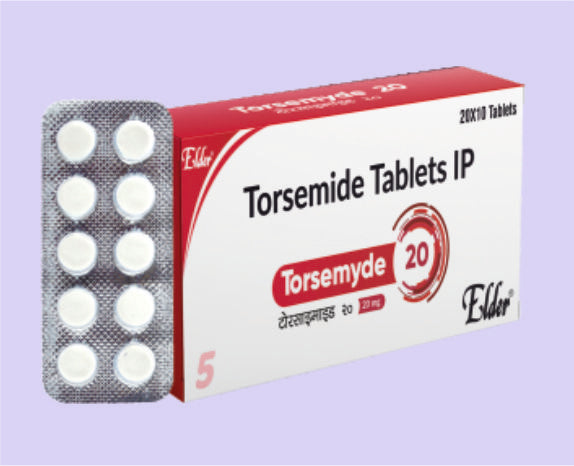 TORSEMYDE 20 TABS 15'S ( Torsemide 20 MG
 ) by Elder