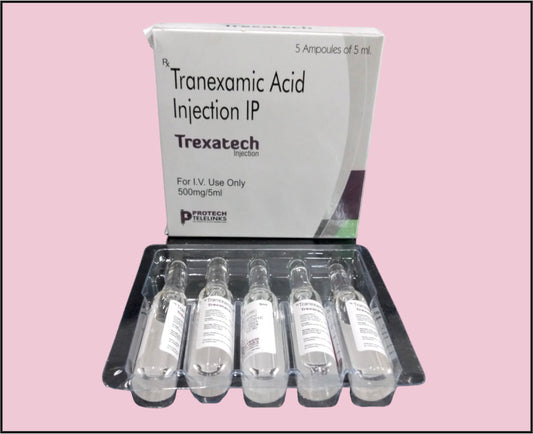 TREXATECH INJ AMP ( Tranexamic Acid (500Mg) ) by Protech