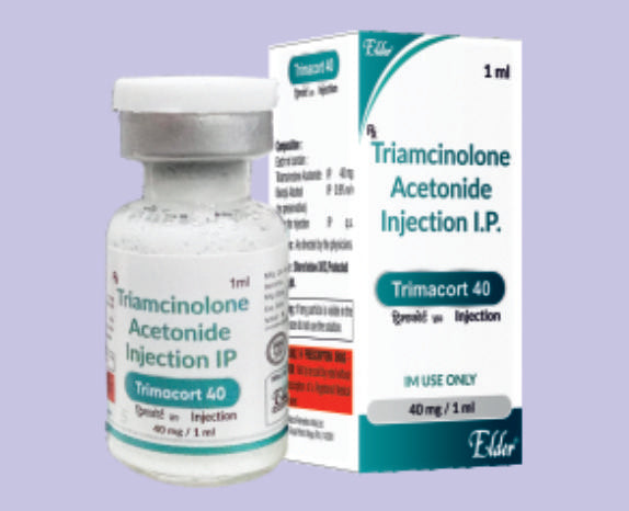 TRIMACORT 40 INJ 1ML ( Triamcinolone Acetonide 40mg. ) by Elder