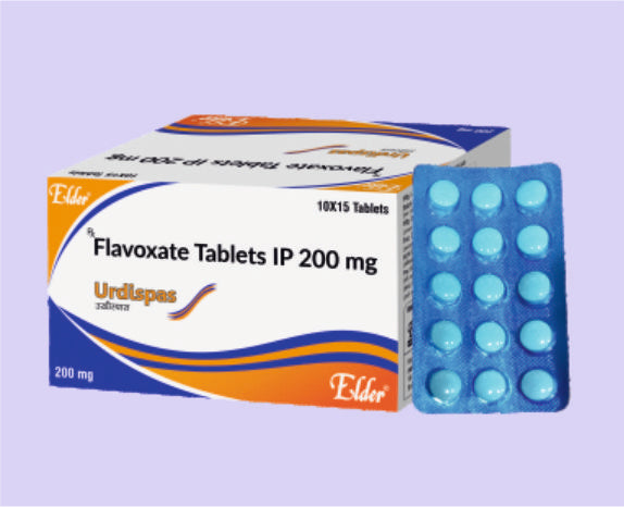 URDISPAS TABS 15'S ( Flavoxate Hydrochloride 200 MG
 ) by Elder