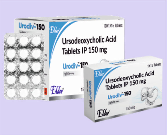 URODIV 150MG TABS 15'S ( Ursodeocholic Acid 150 MG 
 ) by Elder