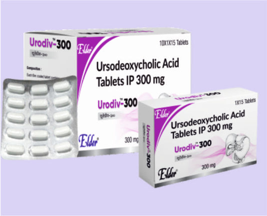 URODIV 300 TABS 15'S ( Ursodeocholic Acid 300 MG 
 ) by Elder