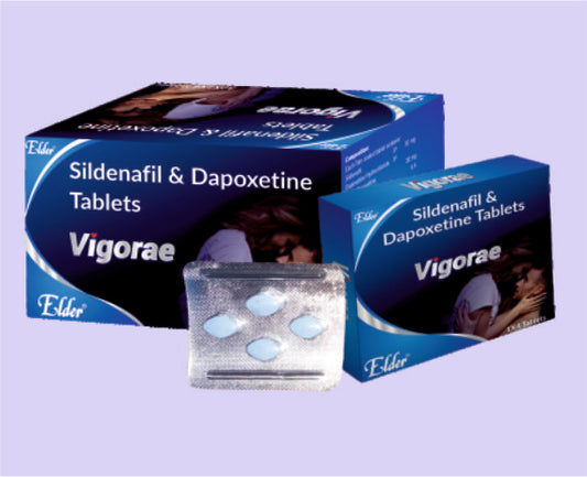 VIGORAE TABS  (1X4) 4'S ( Sildenafil  100 mg ) by Elder